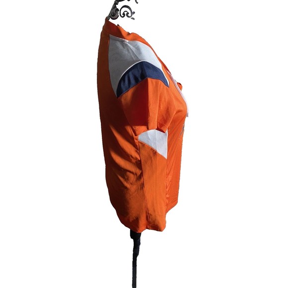 Denver Broncos L Ladies Top Large Rhinestone Plus Funny Hat Visor Jersey Shirt - Picture 9 of 14